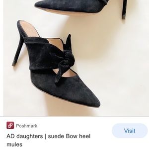 AD & Daughters bow mules